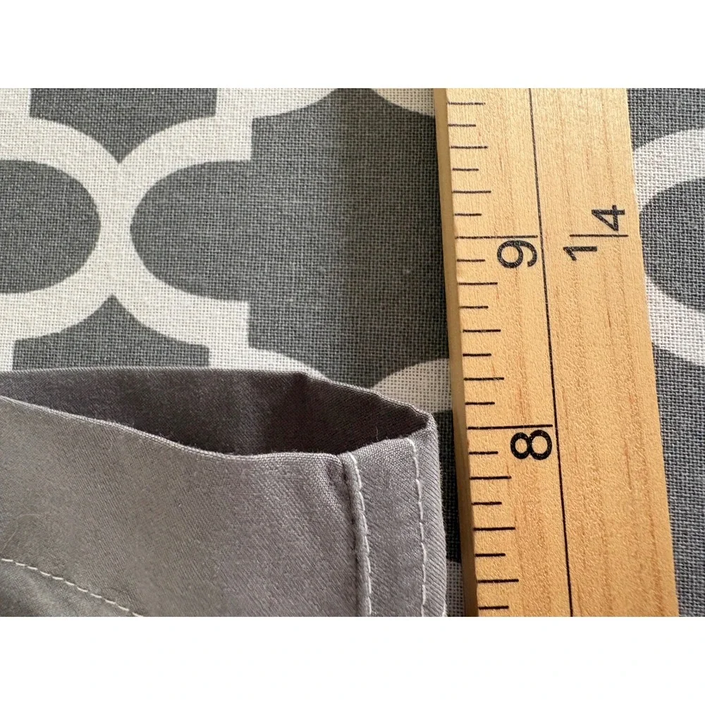 NWT‎ Mens 6XL Swim Trunks Gray Teal Stripe Cargo Board Shorts Coastal